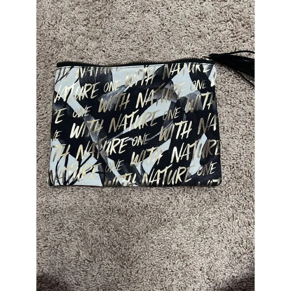 Saje Natural wellness clutch makeup cosmetic pouch bag